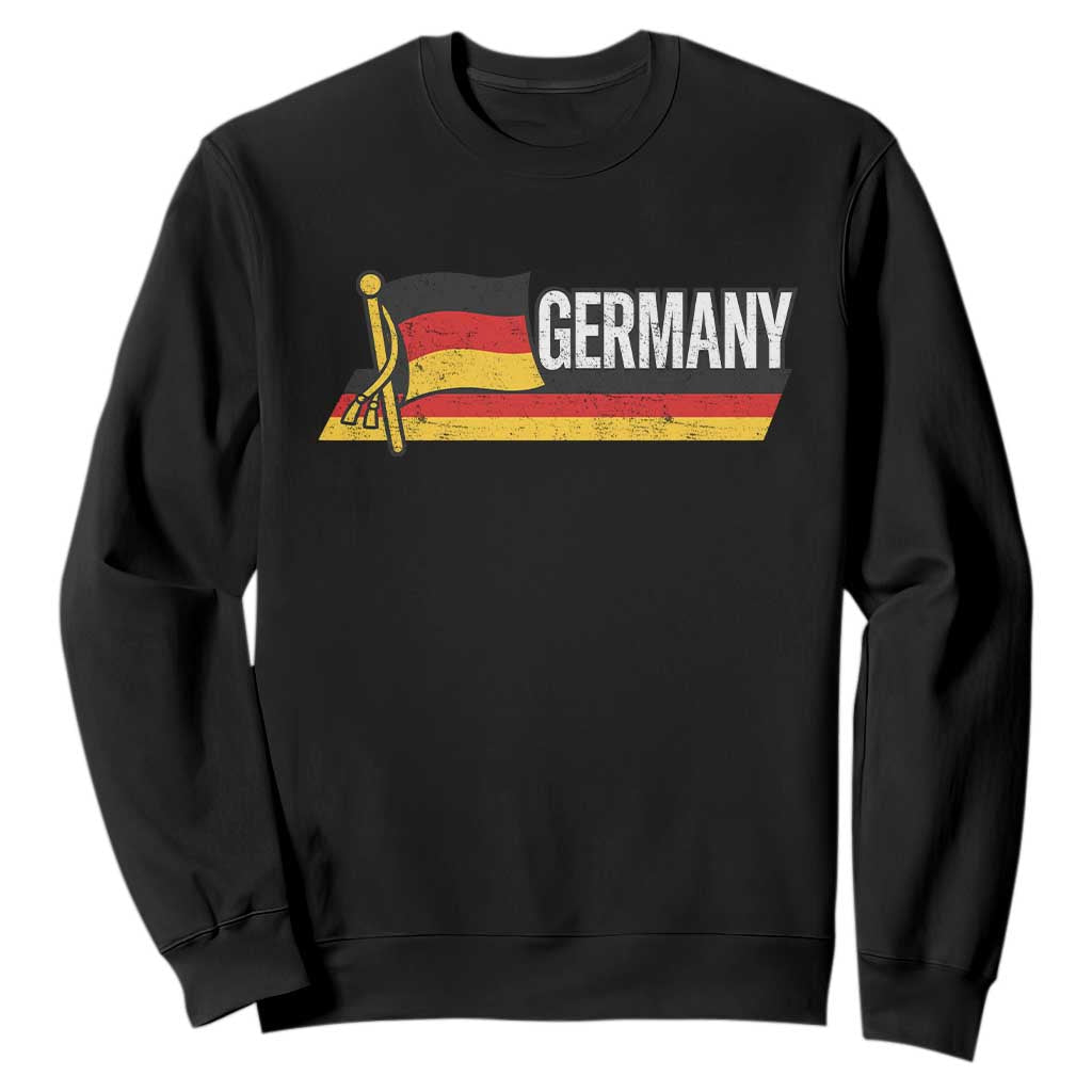 German Heritage Pride Germany Flag Sweatshirt TS11 Black Print Your Wear
