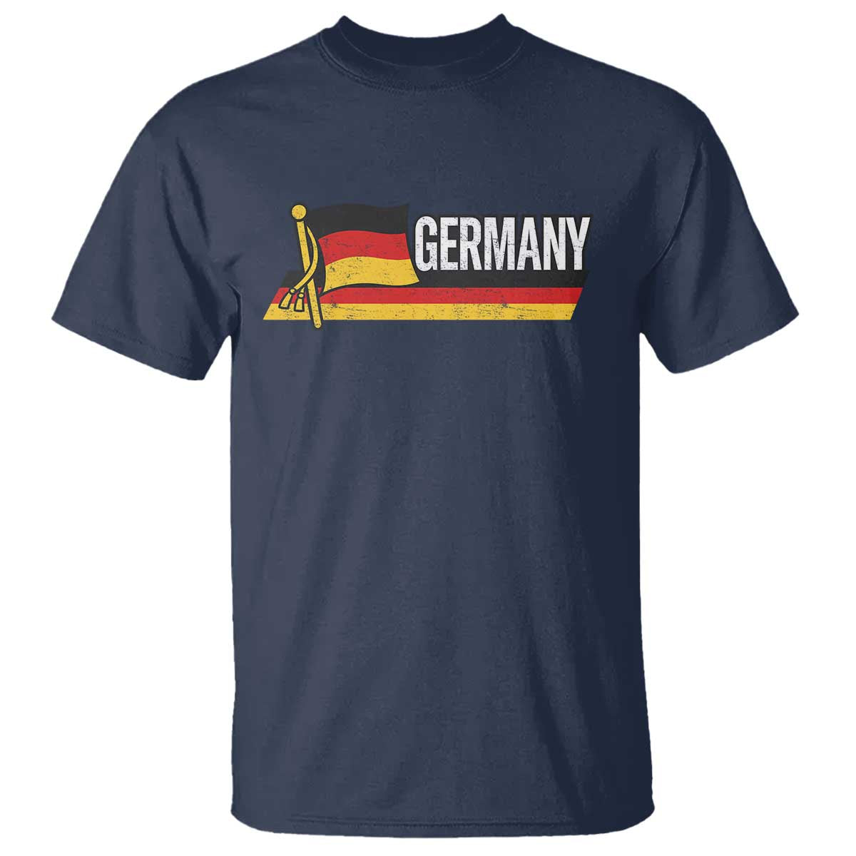 German Heritage Pride Germany Flag T Shirt TS11 Navy Print Your Wear