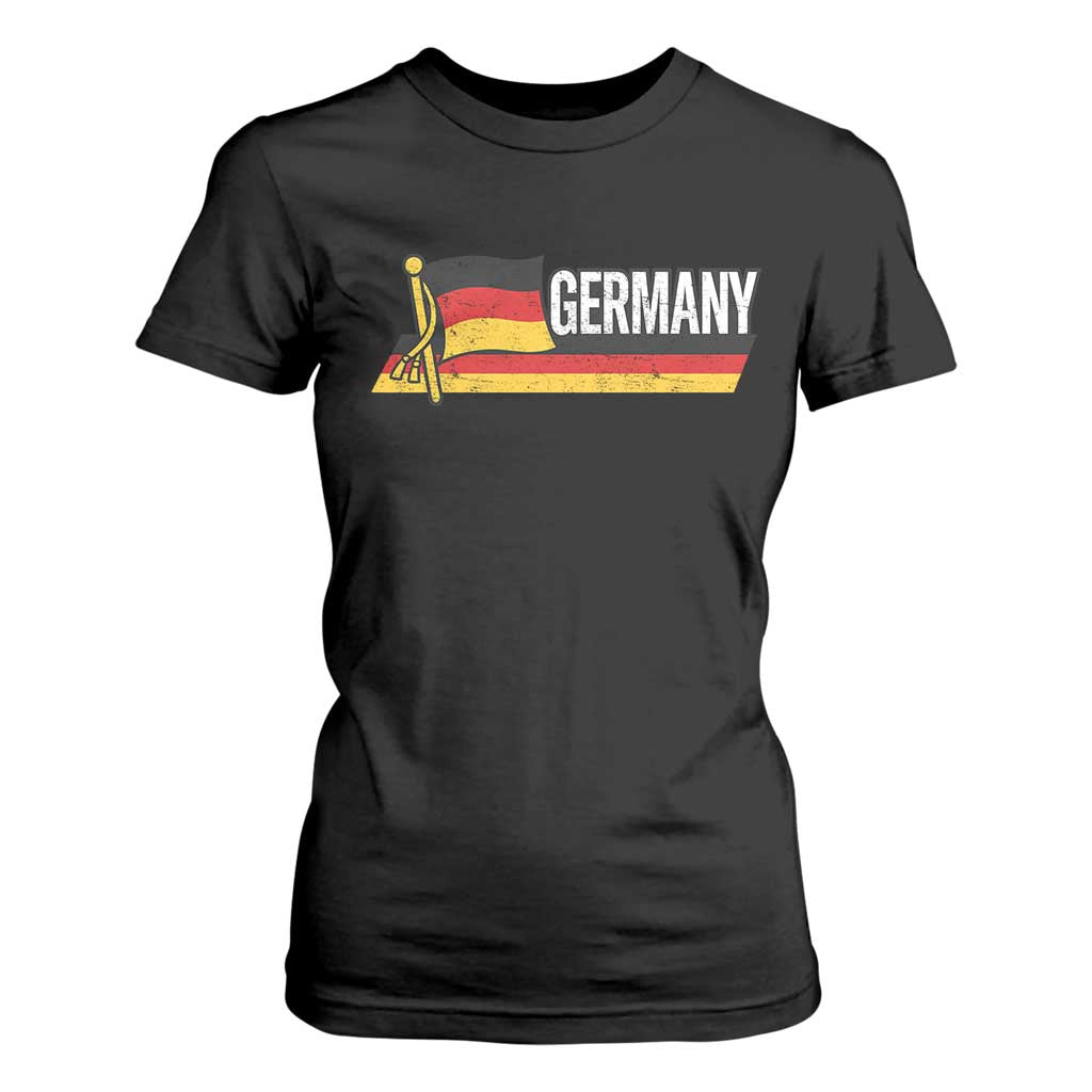 German Heritage Pride Germany Flag T Shirt For Women TS11 Black Print Your Wear