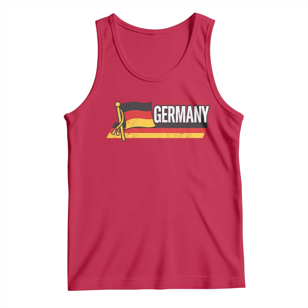 German Heritage Pride Germany Flag Tank Top TS11 Red Print Your Wear