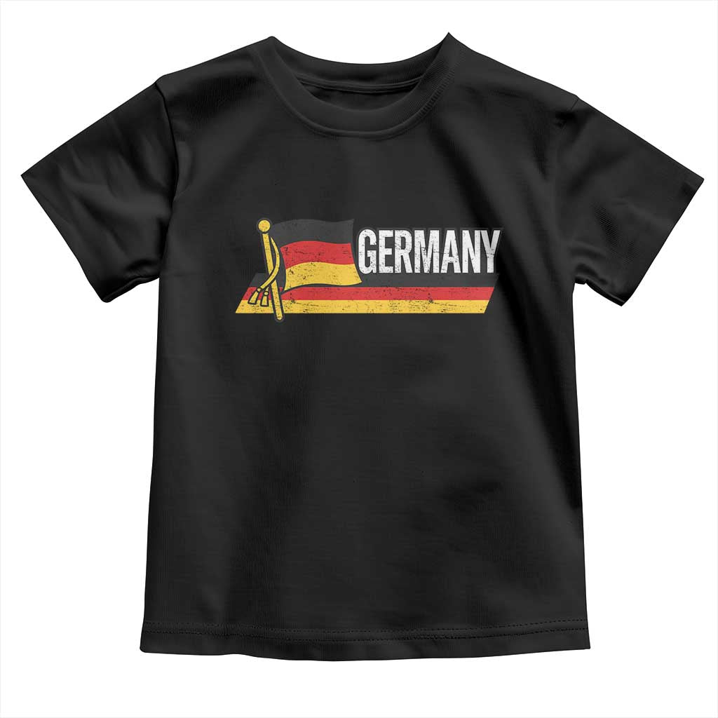 German Heritage Pride Germany Flag Toddler T Shirt TS11 Black Print Your Wear