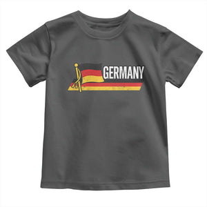 German Heritage Pride Germany Flag Toddler T Shirt TS11 Dark Heather Print Your Wear