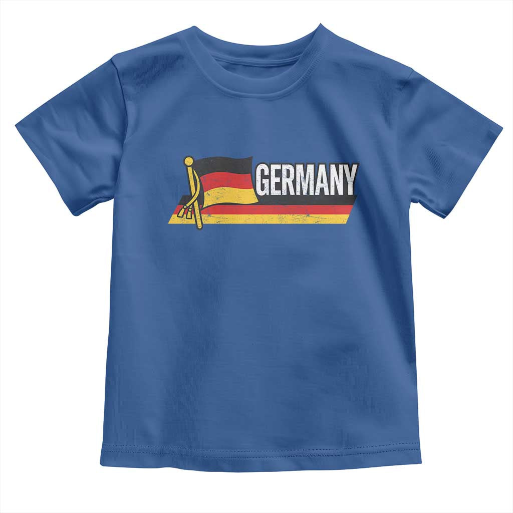 German Heritage Pride Germany Flag Toddler T Shirt TS11 Royal Blue Print Your Wear