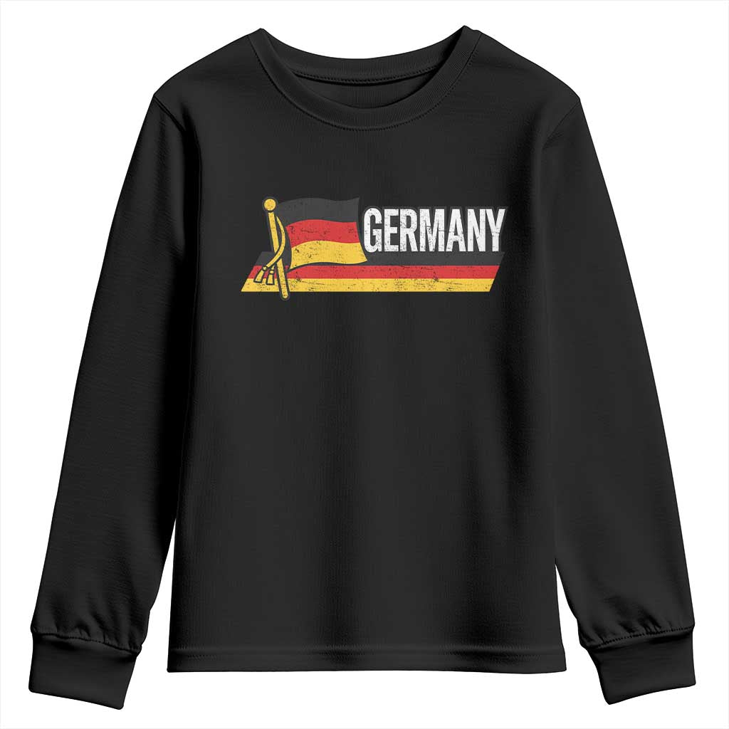 German Heritage Pride Germany Flag Youth Sweatshirt TS11 Black Print Your Wear