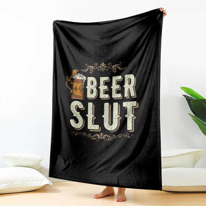 Funny Oktoberfest Beer Slut Throw Blanket German Beer Stein Drinking Lover TS11 Print Your Wear