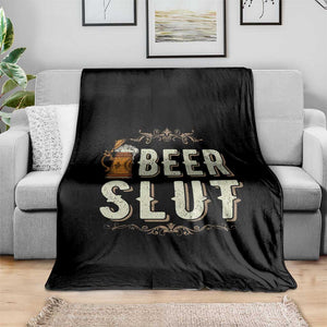 Funny Oktoberfest Beer Slut Throw Blanket German Beer Stein Drinking Lover TS11 Print Your Wear