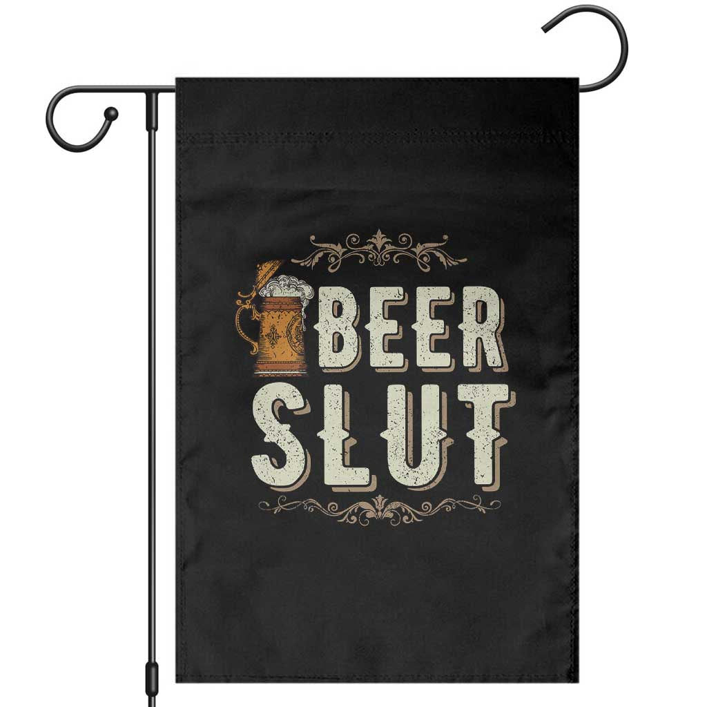 Funny Oktoberfest Beer Slut Garden Flag German Beer Stein Drinking Lover TS11 Black Print Your Wear