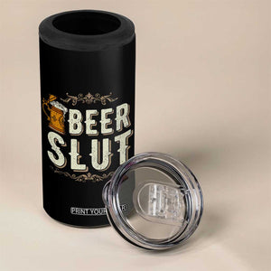 Funny Oktoberfest Beer Slut 4 in 1 Can Cooler Tumbler German Beer Stein Drinking Lover TS11 Print Your Wear