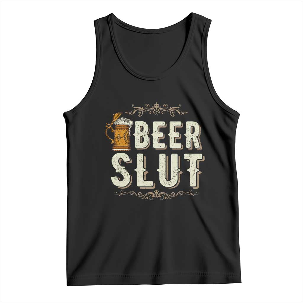 Funny Oktoberfest Beer Slut Tank Top German Beer Stein Drinking Lover TS11 Black Print Your Wear