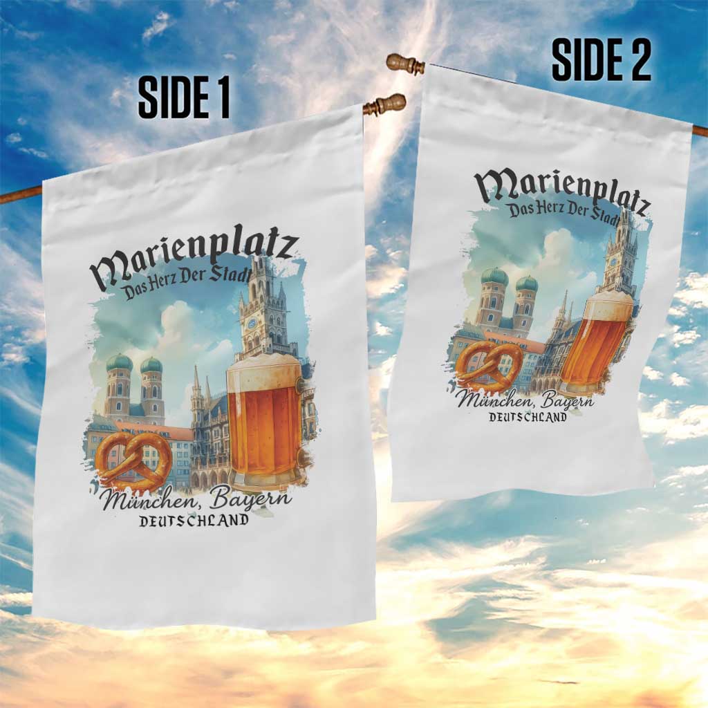 Bavarian Festival Munich Oktoberfest Garden Flag Das Herz Der Stadt Beer Pretzel TS11 Print Your Wear