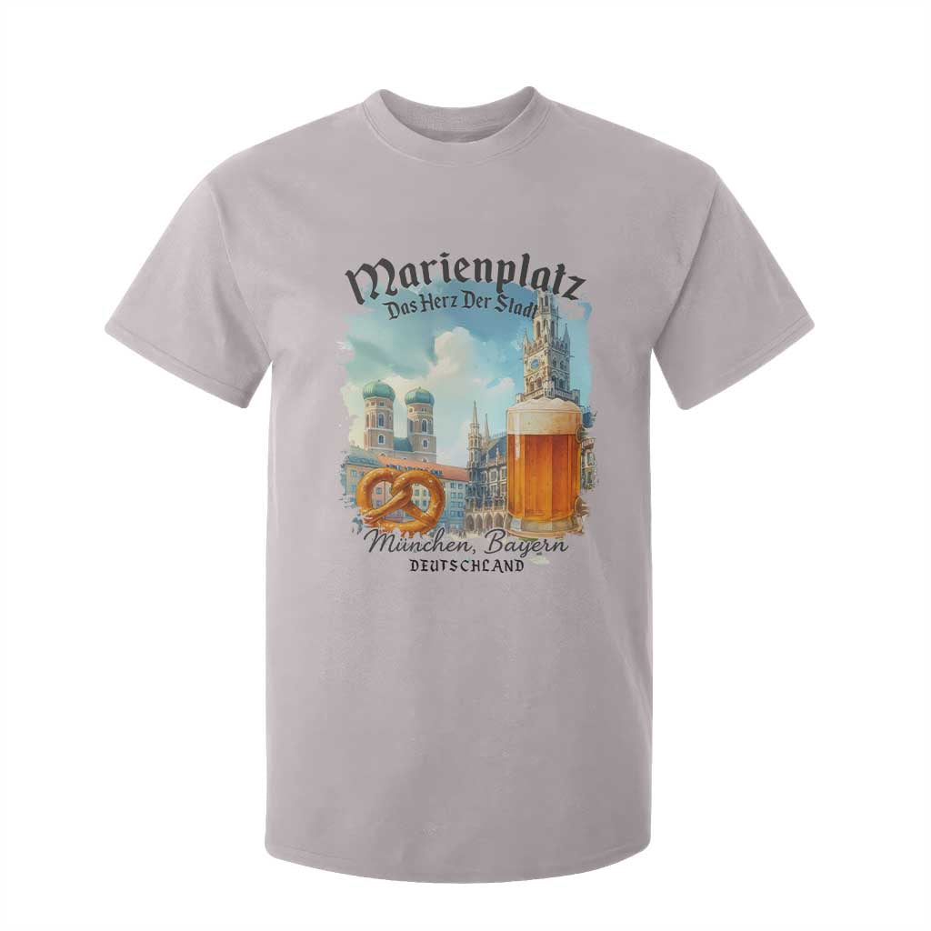 Bavarian Festival Munich Oktoberfest T Shirt For Kid Das Herz Der Stadt Beer Pretzel TS11 Ice Gray Print Your Wear