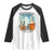 Bavarian Festival Munich Oktoberfest Raglan Shirt Das Herz Der Stadt Beer Pretzel TS11 White Black Print Your Wear