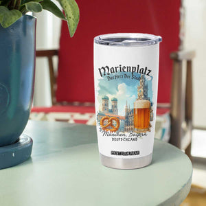 Bavarian Festival Munich Oktoberfest Tumbler Cup Das Herz Der Stadt Beer Pretzel TS11 Print Your Wear