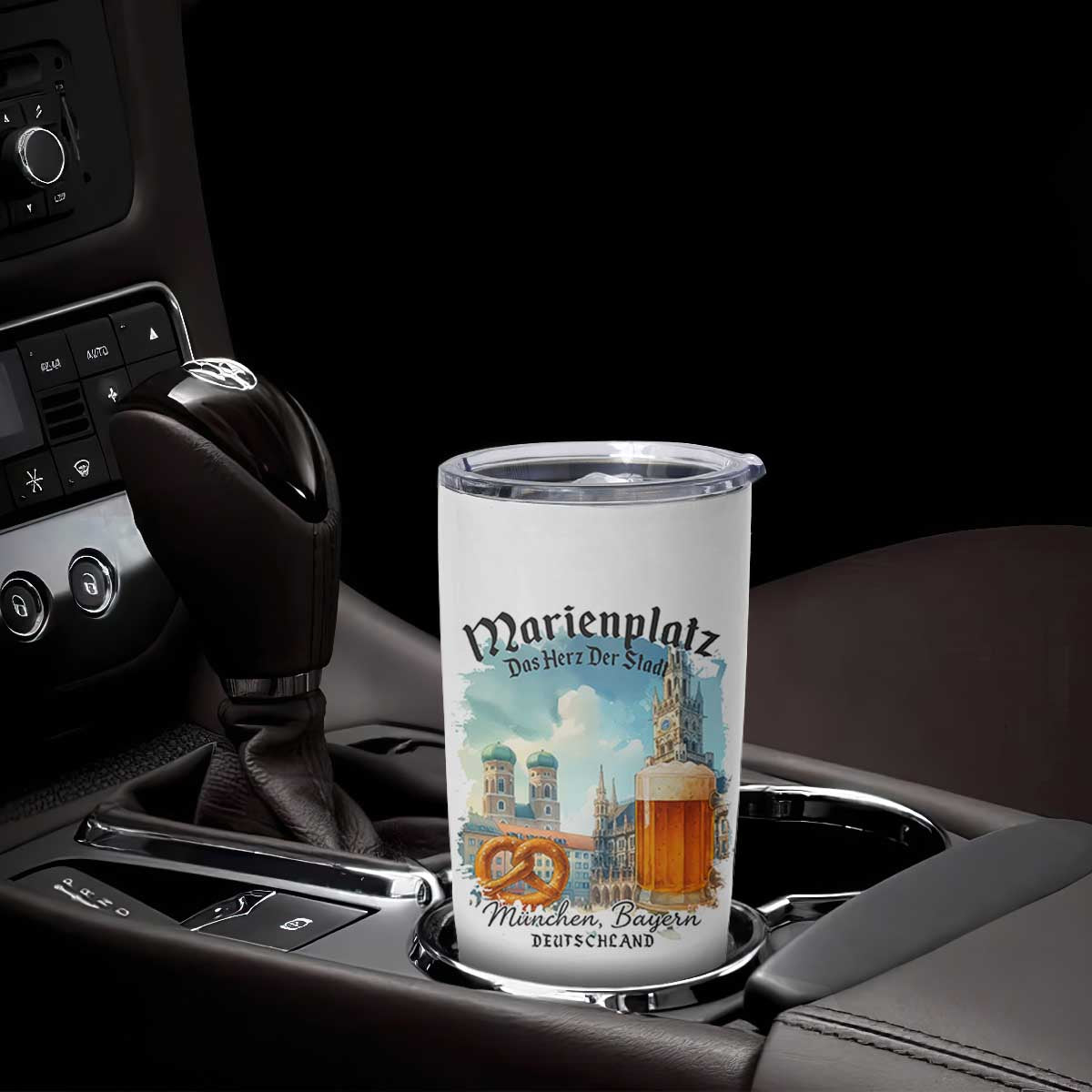 Bavarian Festival Munich Oktoberfest Tumbler Cup Das Herz Der Stadt Beer Pretzel TS11 Print Your Wear