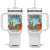 Bavarian Festival Munich Oktoberfest Tumbler With Handle Das Herz Der Stadt Beer Pretzel TS11 One Size: 40 oz White Print Your Wear