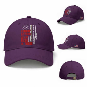 Hunting And Fishing What Else Is There Baseball Cap Vintage American Flag TS11 Baseball Cap Universal Fit Purple Print Your Wear