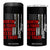 Hunting And Fishing What Else Is There 4 in 1 Can Cooler Tumbler Vintage American Flag TS11 One Size: 16 oz Black Print Your Wear