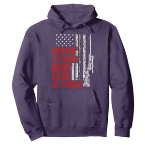 Hunting And Fishing What Else Is There Hoodie Vintage American Flag TS11 Purple Print Your Wear
