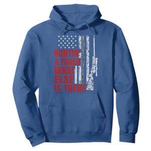 Hunting And Fishing What Else Is There Hoodie Vintage American Flag TS11 Royal Blue Print Your Wear