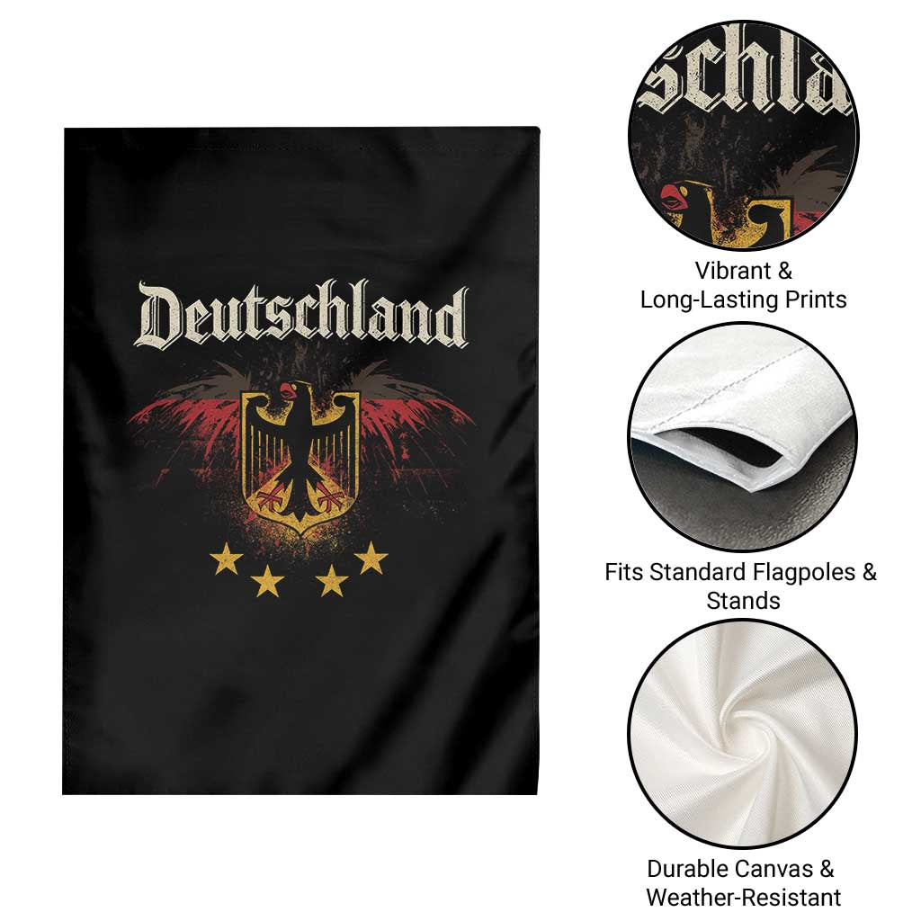 Deutschland German Heritage Pride Garden Flag Bundesadler Coat of Arms Star TS11 Print Your Wear