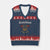 Deutschland German Heritage Pride V-Neck Knit Sweater Vest Bundesadler Coat of Arms Star TS11 Navy Red Print Your Wear
