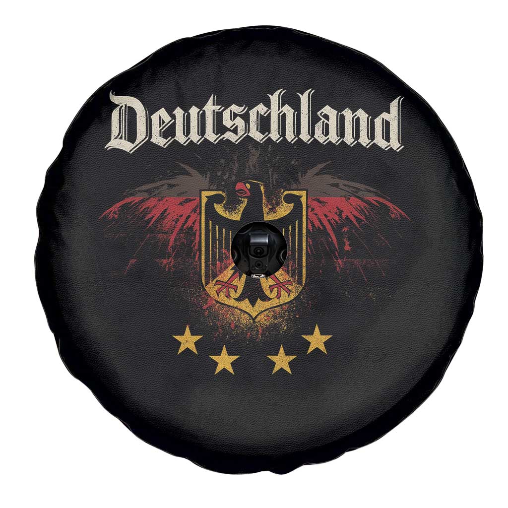 Deutschland German Heritage Pride Spare Tire Cover Bundesadler Coat of Arms Star TS11 Print Your Wear
