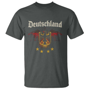 Deutschland German Heritage Pride T Shirt Bundesadler Coat of Arms Star TS11 Dark Heather Print Your Wear
