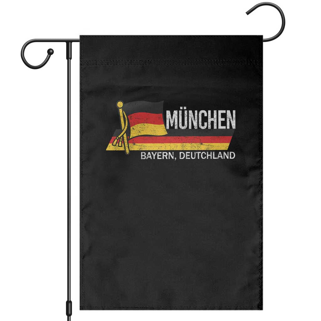 Munchen Bayern German Heritage Pride Germany Flag Garden Flag TS11 Black Print Your Wear