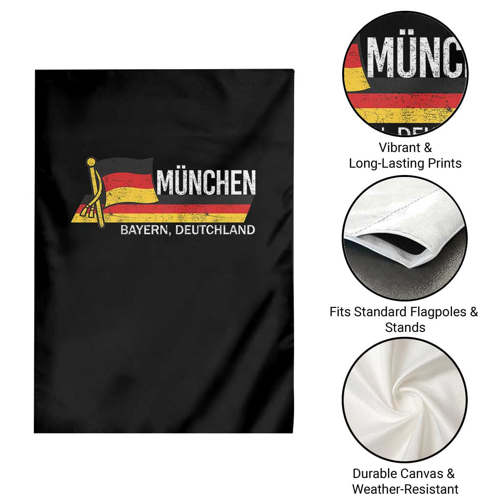 Munchen Bayern German Heritage Pride Germany Flag Garden Flag TS11 Print Your Wear