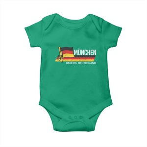 Munchen Bayern German Heritage Pride Germany Flag Baby Onesie TS11 Irish Green Print Your Wear