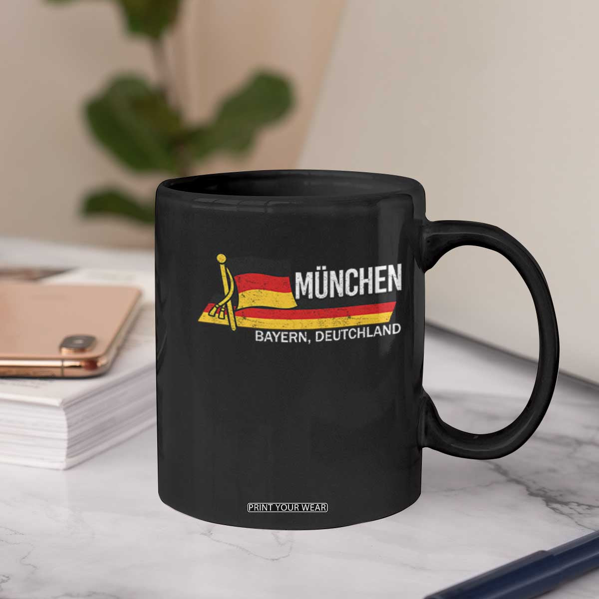 Munchen Bayern German Heritage Pride Germany Flag Coffee Mug TS11 Print Your Wear