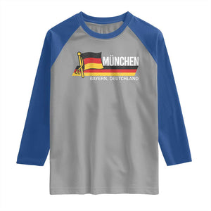 Munchen Bayern German Heritage Pride Germany Flag Raglan Shirt TS11 Sport Gray Royal Print Your Wear
