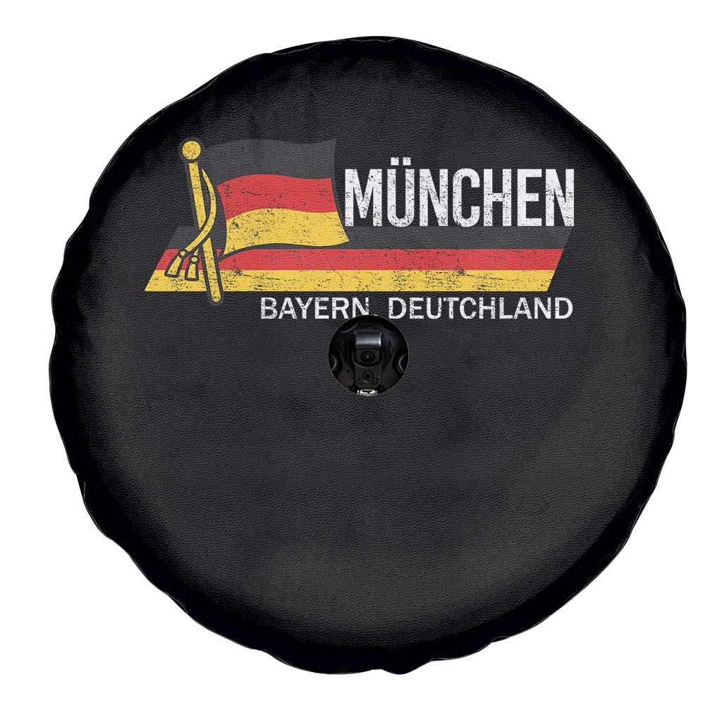 Munchen Bayern German Heritage Pride Germany Flag Spare Tire Cover TS11 Print Your Wear