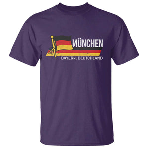 Munchen Bayern German Heritage Pride Germany Flag T Shirt TS11 Purple Print Your Wear