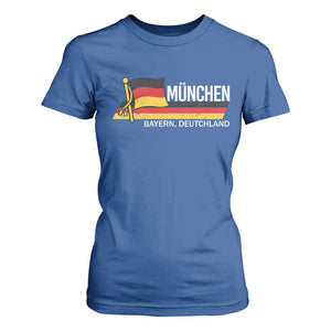 Munchen Bayern German Heritage Pride Germany Flag T Shirt For Women TS11 Royal Blue Print Your Wear