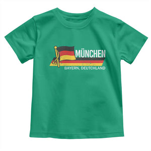 Munchen Bayern German Heritage Pride Germany Flag Toddler T Shirt TS11 Irish Green Print Your Wear