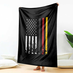 Patriotic Vintage German American Flag Throw Blanket Germany Heritage Pride TS11 Print Your Wear