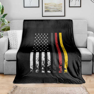 Patriotic Vintage German American Flag Throw Blanket Germany Heritage Pride TS11 Print Your Wear