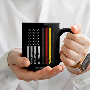 Patriotic Vintage German American Flag Coffee Mug Germany Heritage Pride TS11 Print Your Wear