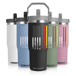 Patriotic Vintage German American Flag Flip Straw Tumbler Germany Heritage Pride TS11 Print Your Wear