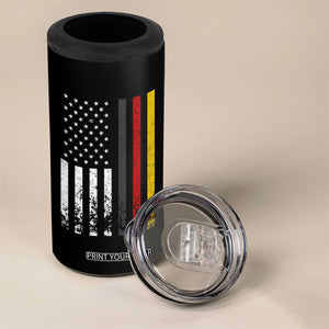 Patriotic Vintage German American Flag 4 in 1 Can Cooler Tumbler Germany Heritage Pride TS11 Print Your Wear