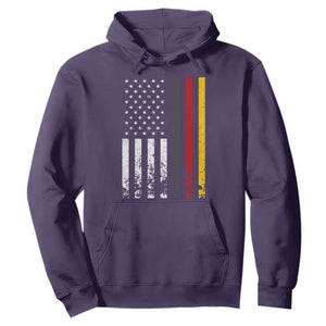 Patriotic Vintage German American Flag Hoodie Germany Heritage Pride TS11 Purple Print Your Wear