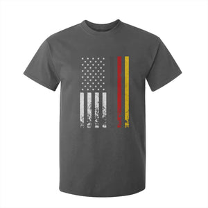Patriotic Vintage German American Flag T Shirt For Kid Germany Heritage Pride TS11 Dark Heather Print Your Wear