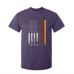 Patriotic Vintage German American Flag T Shirt For Kid Germany Heritage Pride TS11 Purple Print Your Wear