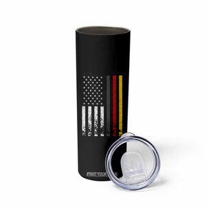 Patriotic Vintage German American Flag Skinny Tumbler Germany Heritage Pride TS11 Print Your Wear
