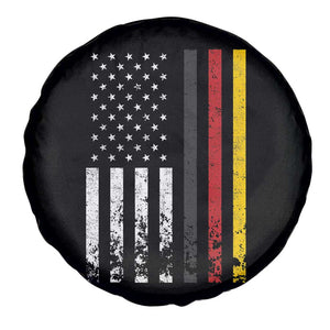 Patriotic Vintage German American Flag Spare Tire Cover Germany Heritage Pride TS11 Print Your Wear