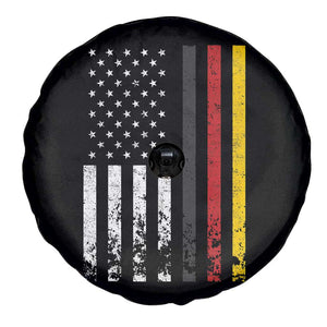 Patriotic Vintage German American Flag Spare Tire Cover Germany Heritage Pride TS11 Print Your Wear