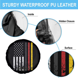 Patriotic Vintage German American Flag Spare Tire Cover Germany Heritage Pride TS11 Print Your Wear