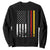 Patriotic Vintage German American Flag Sweatshirt Germany Heritage Pride TS11 Black Print Your Wear