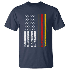 Patriotic Vintage German American Flag T Shirt Germany Heritage Pride TS11 Navy Print Your Wear